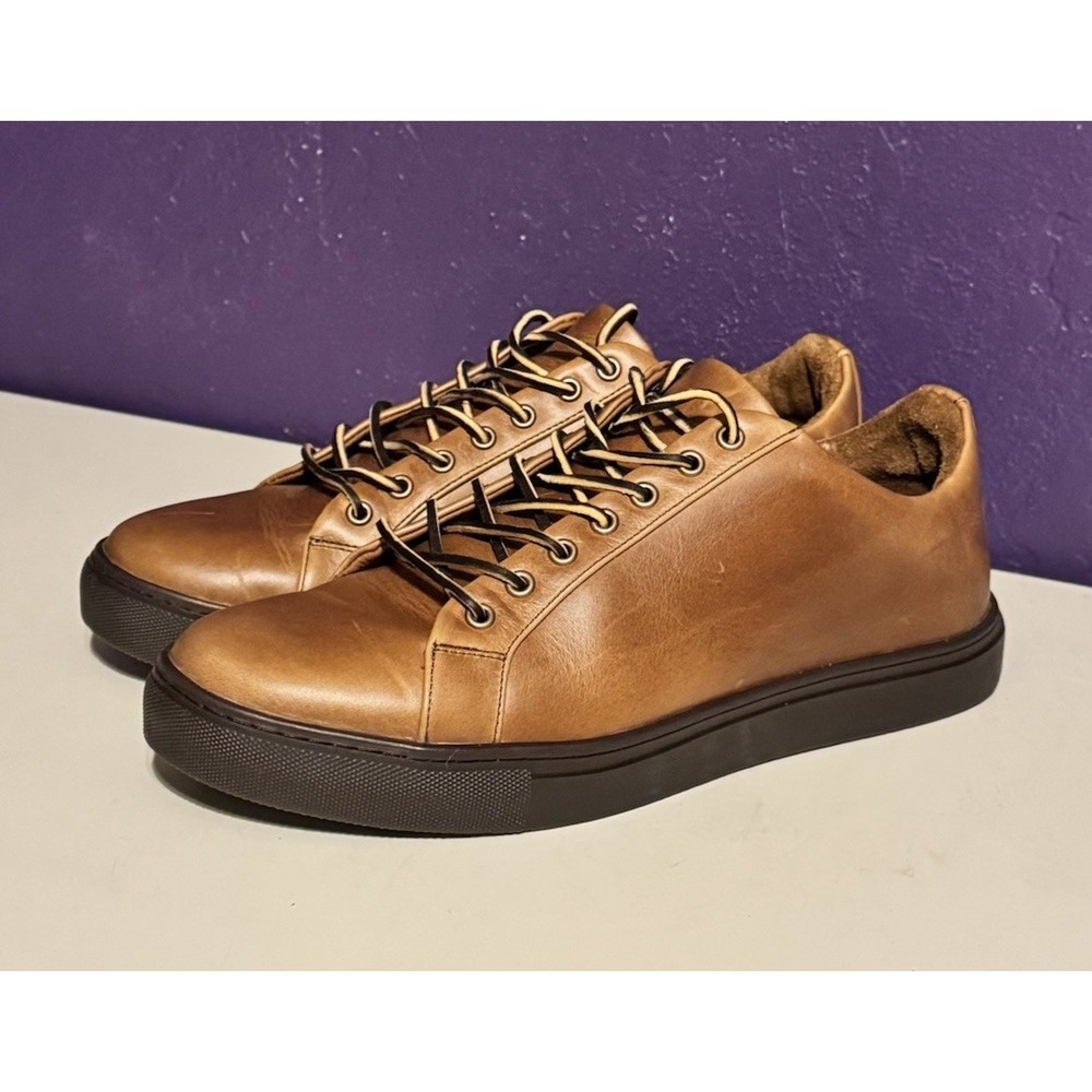 Thursday Boot Co. Premier Low Top Sneaker Natural  Leather Shoes Men's 10.5